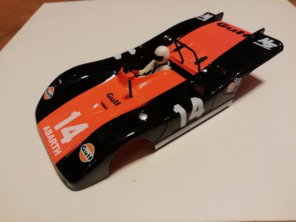 Fiat ABARTH 2000 Black & Orange Body